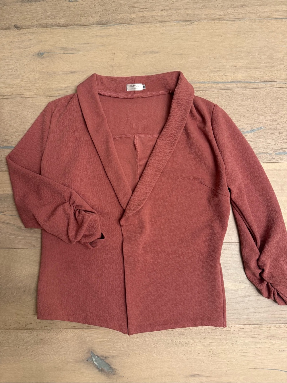 Pink Open Front Jacket - Picture 6 of 6
